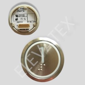 Pulsador Kone Chino 1 Led Blanco / CÓDIGO 16541