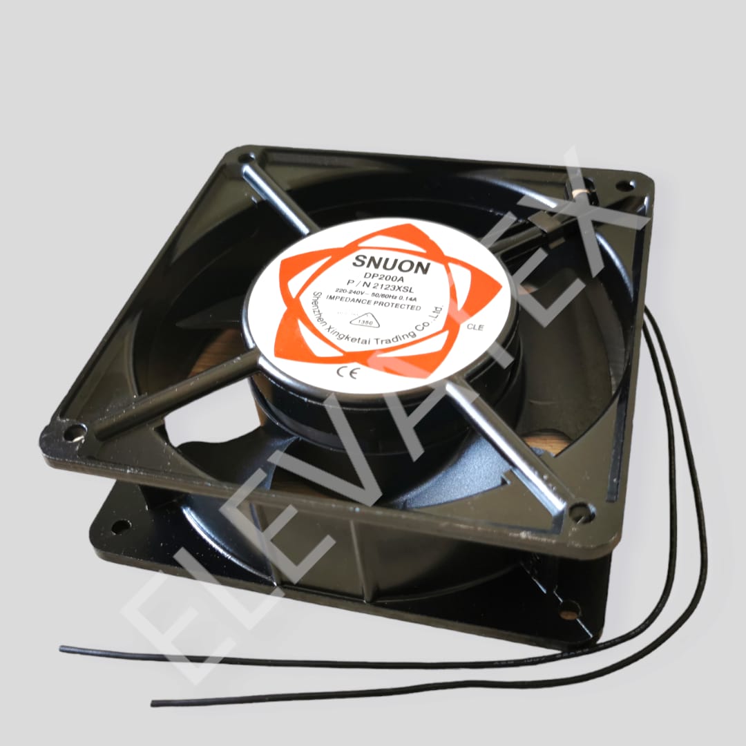 Ventilador 12x12 220 V cabina de ascensor / CÓDIGO 1923