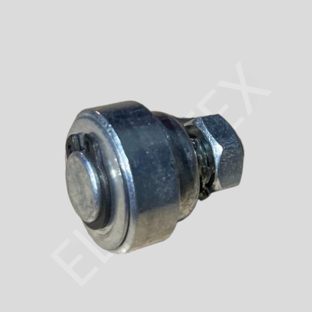 Rueda de acero Cocentrica de 36, eje 25xM8 Código 1551