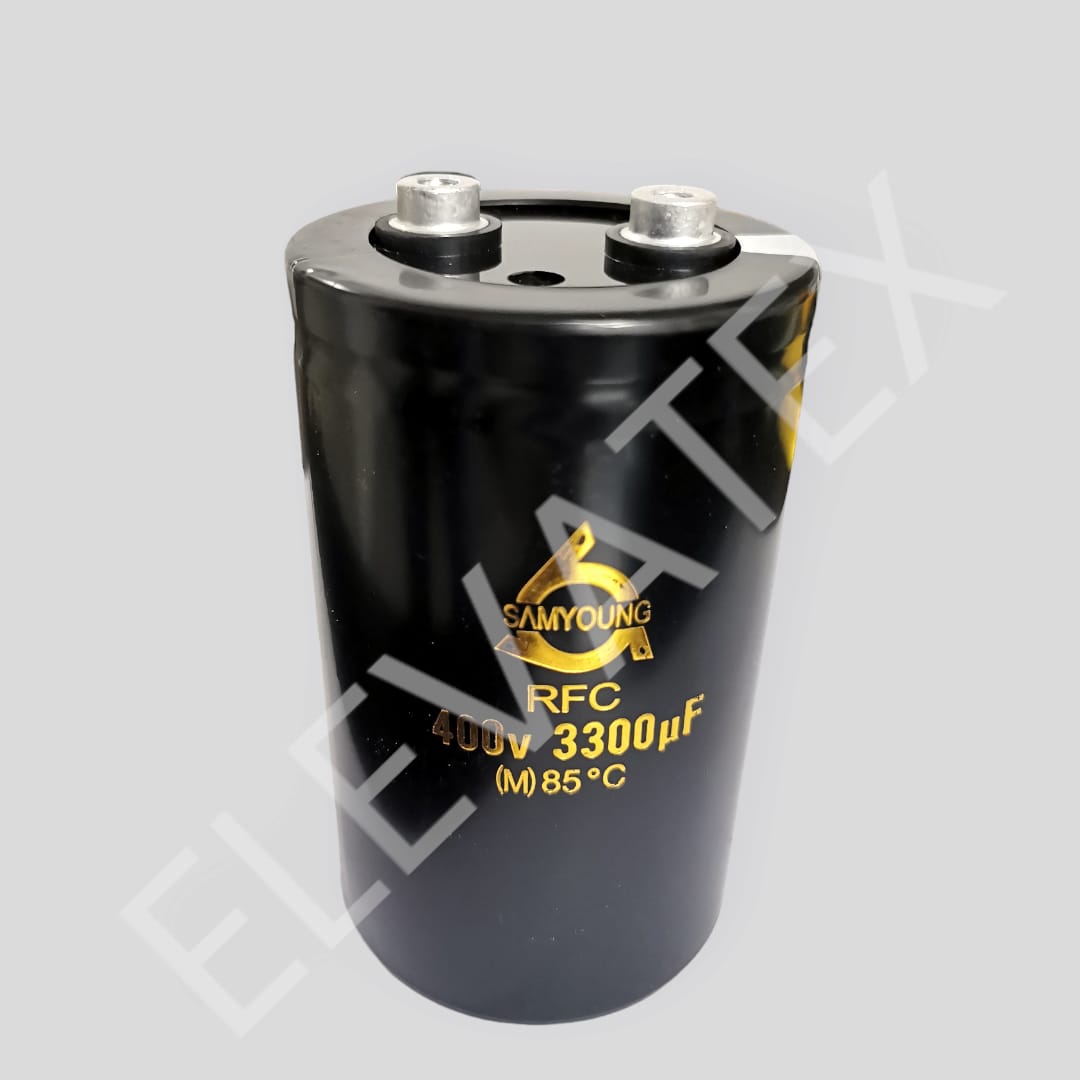 Condensador 400 V 3300 µF Código 11323