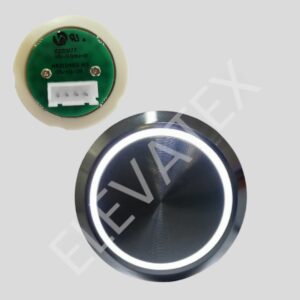 Pulsador Antivandalico LED Blanco Codigo 11533