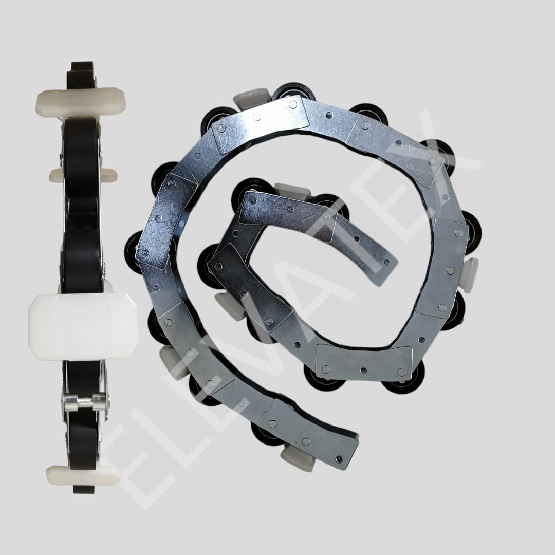 Cadenas o Callarin de pasamanos Schindler SWE 9300, 17 ruedas Codigo 1932-0