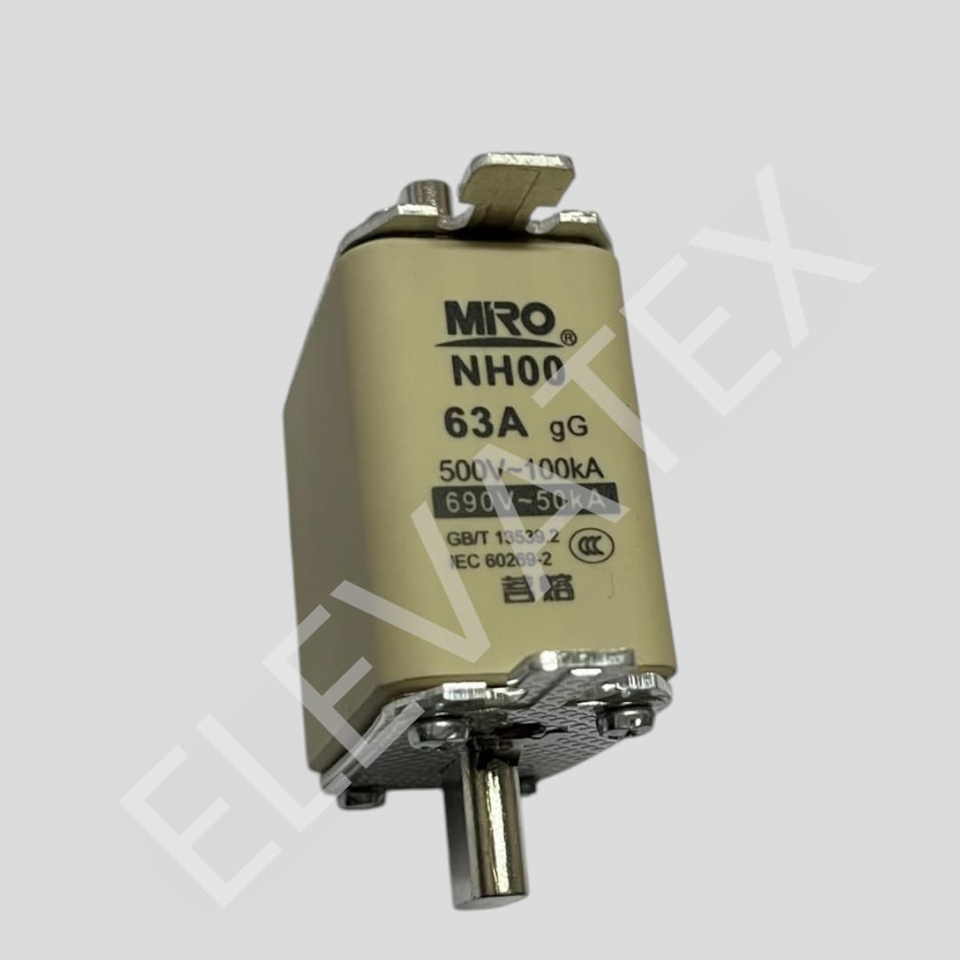 Fusible 63 amperes 500 V Código 11225